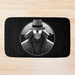 Spider-Verse Black and White Universe Bath Mat