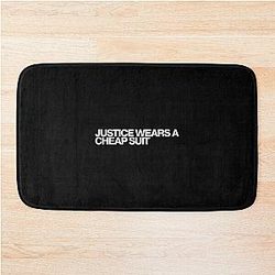 Justice Wears a Cheap Suit - Spider Noir Art Bath Mat