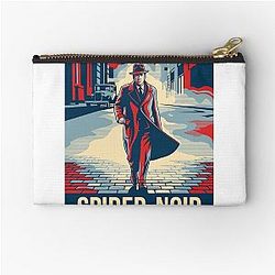 Spider Noir Detective Vintage Comic Aesthetic Zipper Pouch