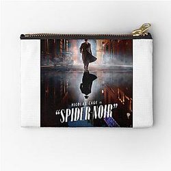 Spider Noir Detective Vintage Comic Aesthetic Zipper Pouch 2026