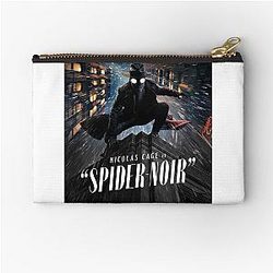 Spider-Noir Detective - Vintage Comic Aesthetic Zipper Pouch