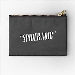 Spider Noir Zipper Pouch