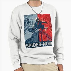 Spider Noir Detective Vintage Comic Aesthetic 2026 Pullover Sweatshirt