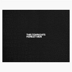 This Town Eats Men - Spider Noir Art Jigsaw Puzzle