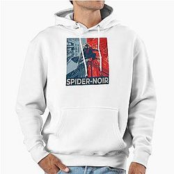 Spider Noir Detective Vintage Comic Aesthetic Pullover Hoodie