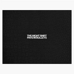The Night Shift Pays in Bullets - Spider-Noir Art Jigsaw Puzzle