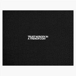 Trust Nobody In A Trench Coat - Spider Noir Art Jigsaw Puzzle