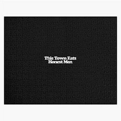 This Town Eats Honest Men - Spider Noir Art Jigsaw Puzzle