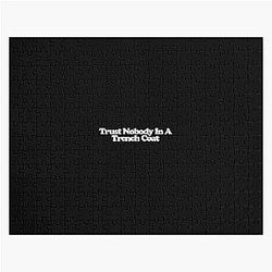 Trust Nobody In A Trench Coat - Spider Noir Art Jigsaw Puzzle