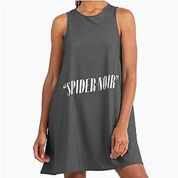 Spider Noir A-Line Dress