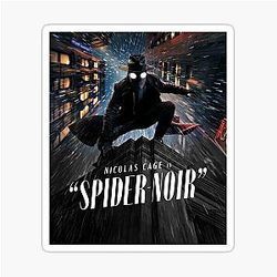 Spider Detective Vintage Comic Aesthetic 2026 Sticker