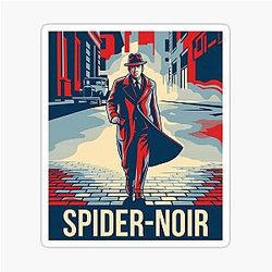 Spider Detective - Vintage Comic Aesthetic 2026 Sticker