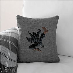 Spider Noir evokes dark vintage aesthetics Spider Noir Pillows Cover