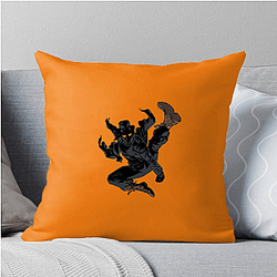 Spider Noir evokes dark vintage aesthetics Spider Noir Pillows Cover