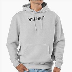 Spider Noir Black Pullover Hoodie