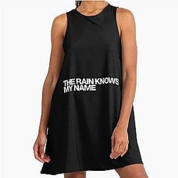 The Rain Knows My Name Spider-Noir Art A Line Dress