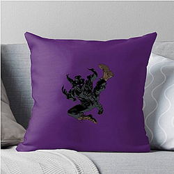 Spider Noir evokes dark vintage aesthetics Spider Noir Pillows Cover