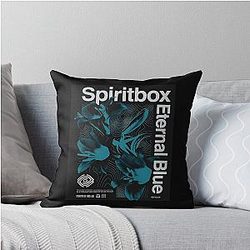 Spirit Box Eternal Blue Throw Pillow