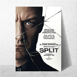 Split Movie is a stylish and unsettling film Split Movie Posters