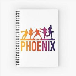 Phoenix 5 Lineup Spiral Notebook
