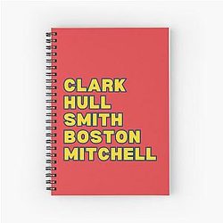 Indiana Fever Starting 5 WNBA Clark Smith Brian Mitchell basketball Notebook