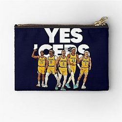 Yes Cartoon Starting 5 Basketball KBIND5001 Zipper Pouch