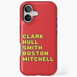 Indiana Fever Starting 5 WNBA Clark Smith Boston Mitchell basketball iPhone Tough Case