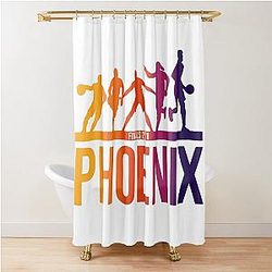 Phoenix Starting 5 Lineup Shower Curtain