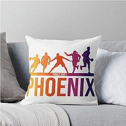 Phoenix 5 Lineup Throw Pillow
