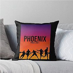 Phoenix Starting 5 Finals Block Throw Pillow