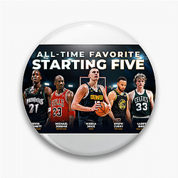Starting 5 Merch Starting 5 Pins