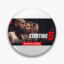 Starting 5 Merchandise For Fans Starting 5 Pins