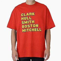 Indiana Fever Starting 5 WNBA Clark Smith Boston basketball Oversized T-Shirt