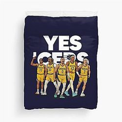 Yes Cers Starting Basketball Cartoon - KBIND5001 Duvet Cover