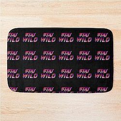 Stay Wild Ben Azelart Bathmat