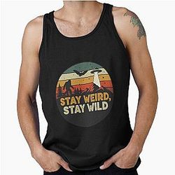 Stay Weird Stay Wild - Retro Design Top