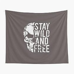 Stay Wild Free Tapestry