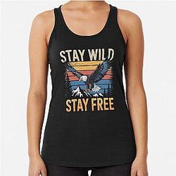 Stay Wild Racerback Tank Top