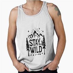 Stay Wild Adventure Graphic Tank Top