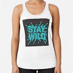 Stay Wild Lettering Poster Tank Top