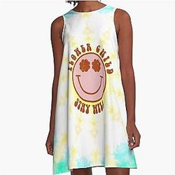 Flower Child A-Line Dress