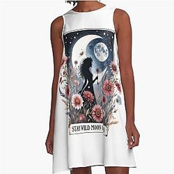 Stay Wild Moon Child A line Dress