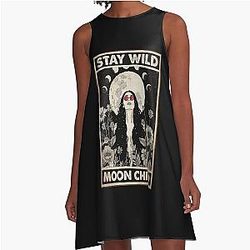 Stay Wild Moon Child A-Line Dress