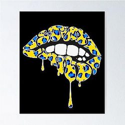 Ben Azelart Stay Wild Lips Merch Collection Poster