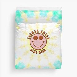 Flower Child Stay Wild Duvet Cover