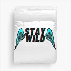 Ben Azelart Stay Wild Duvet Cover