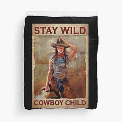 Stay Wild Cowboy Child Duvet Cover