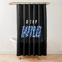 Stay Wild Ben Azelart YouTuber Shower Curtain