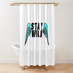 Ben Azelart Stay Wild Shower Curtain