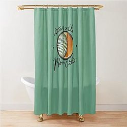 Staying Wild Moon Child Shower Curtain